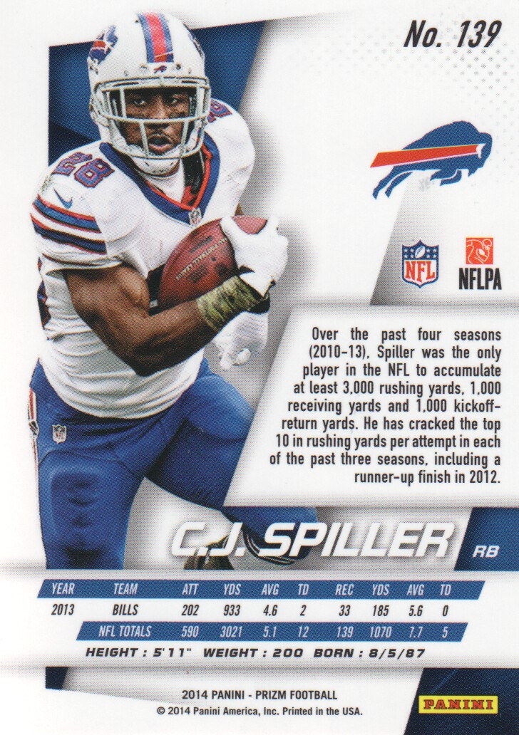 B1213- 2014 Panini Prizm FB Card #s 1-300 +Rookies -You Pick- 15+ FREE US SHIP - Picture 167 of 319