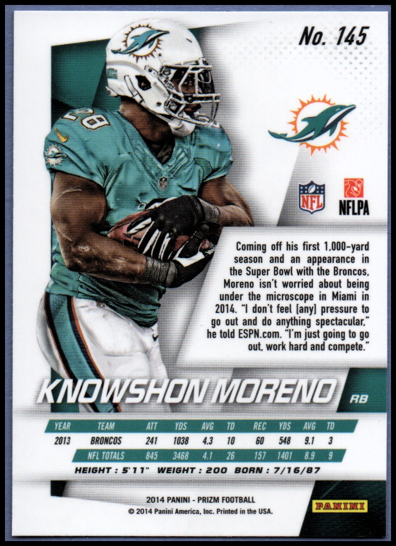 B1213- 2014 Panini Prizm FB Card #s 1-300 +Rookies -You Pick- 15+ FREE US SHIP - Picture 177 of 319