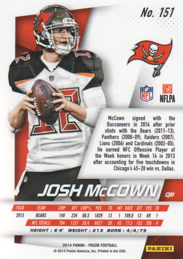 B1213- 2014 Panini Prizm FB Card #s 1-300 +Rookies -You Pick- 15+ FREE US SHIP - Picture 183 of 319