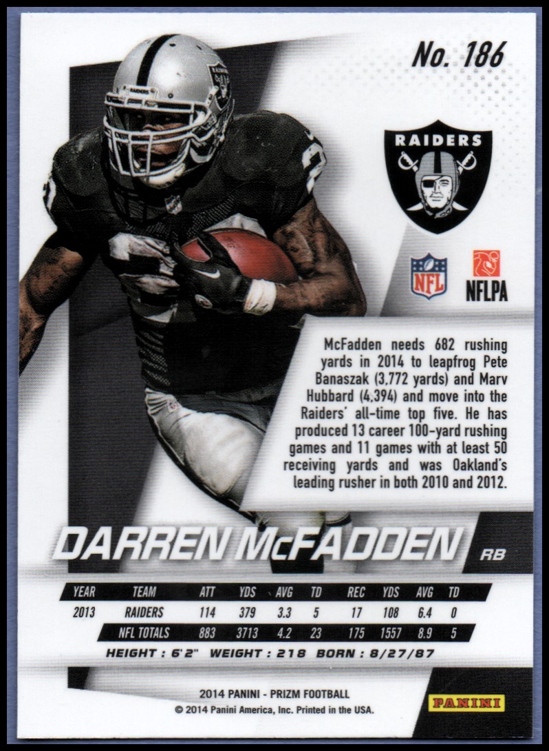 B1213- 2014 Panini Prizm FB Card #s 1-300 +Rookies -You Pick- 15+ FREE US SHIP - Picture 231 of 319
