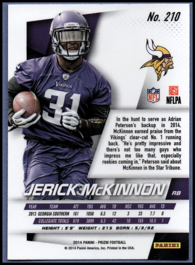 B1213- 2014 Panini Prizm FB Card #s 1-300 +Rookies -You Pick- 15+ FREE US SHIP - Picture 249 of 319