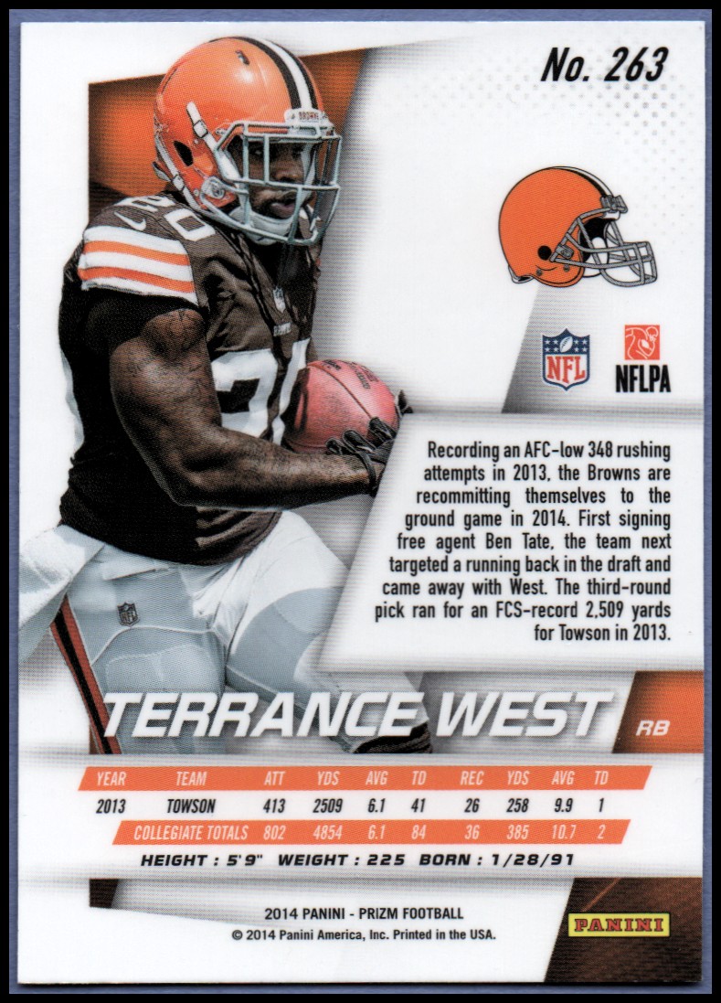 B1213- 2014 Panini Prizm FB Card #s 1-300 +Rookies -You Pick- 15+ FREE US SHIP - Picture 293 of 319
