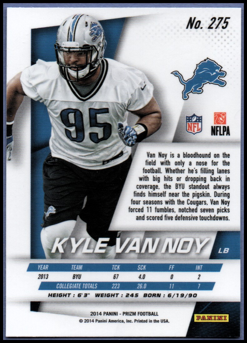 B1213- 2014 Panini Prizm FB Card #s 1-300 +Rookies -You Pick- 15+ FREE US SHIP - Picture 303 of 319