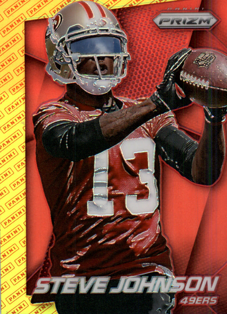 2014 Panini Prizm FB Prizms Panini Logo RED/YELLOW You Pick | eBay