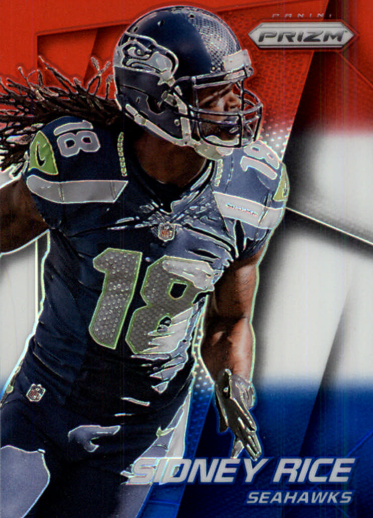 2014 Panini Prizm Prizms Red White and Blue #73 Sidney Rice