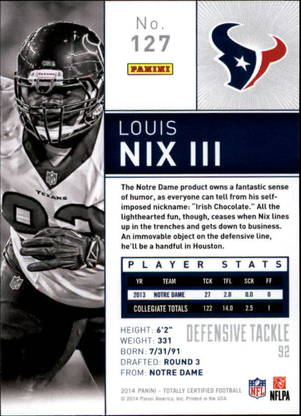 B0839- 2014 Totally Certified FB #s 1-200 +Inserts -You Pick- 15+ FREE US SHIP - Picture 87 of 115
