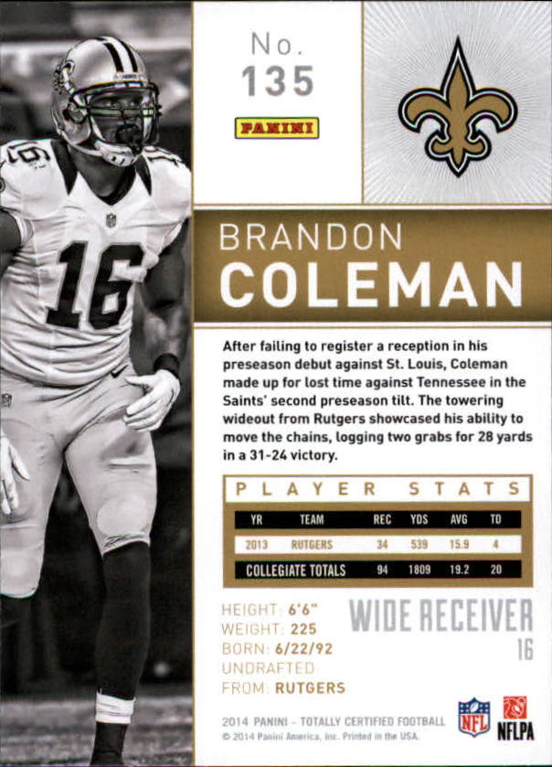 B0839- 2014 Totally Certified FB #s 1-200 +Inserts -You Pick- 15+ FREE US SHIP - Picture 97 of 115