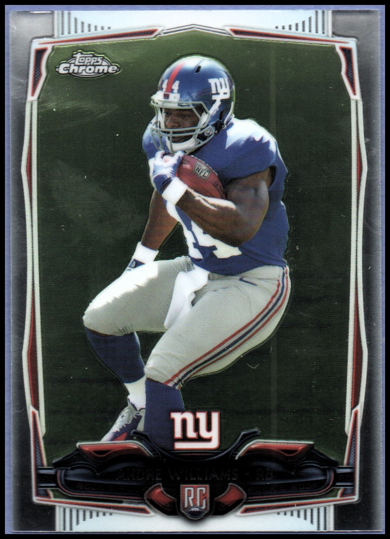 2014 Topps Chrome #154 Andre Williams RC