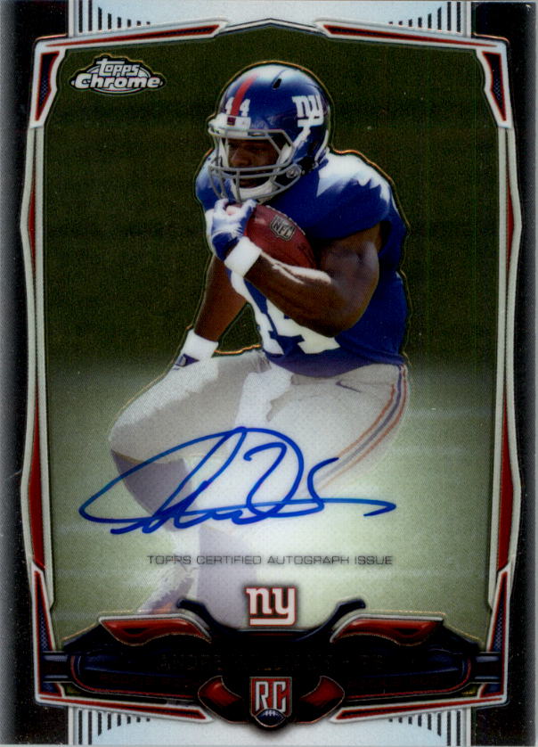 2014 Topps Chrome Rookie Autographs #154 Andre Williams