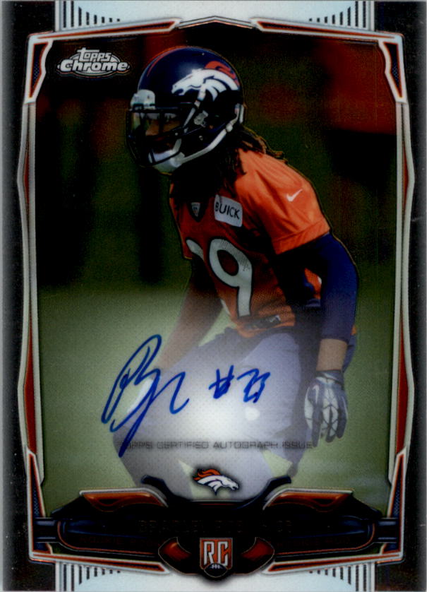2014 Topps Chrome Rookie Autographs #209 Bradley Roby
