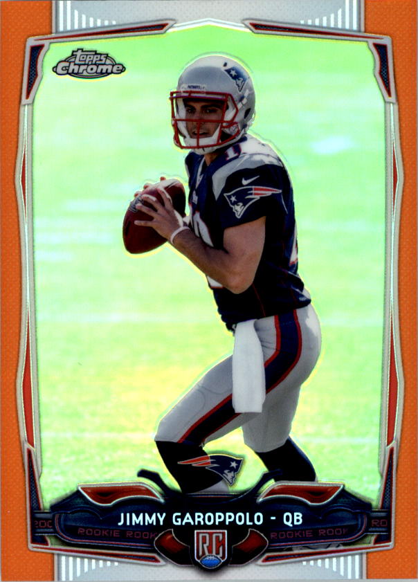 2014 Topps Chrome Orange Refractors #150 Jimmy Garoppolo