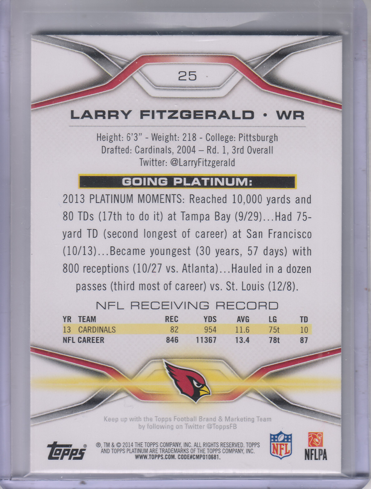 2014 Topps Platinum Football Blue Wave Refractor Parallel Singles - You Choose - Picture 36 of 159
