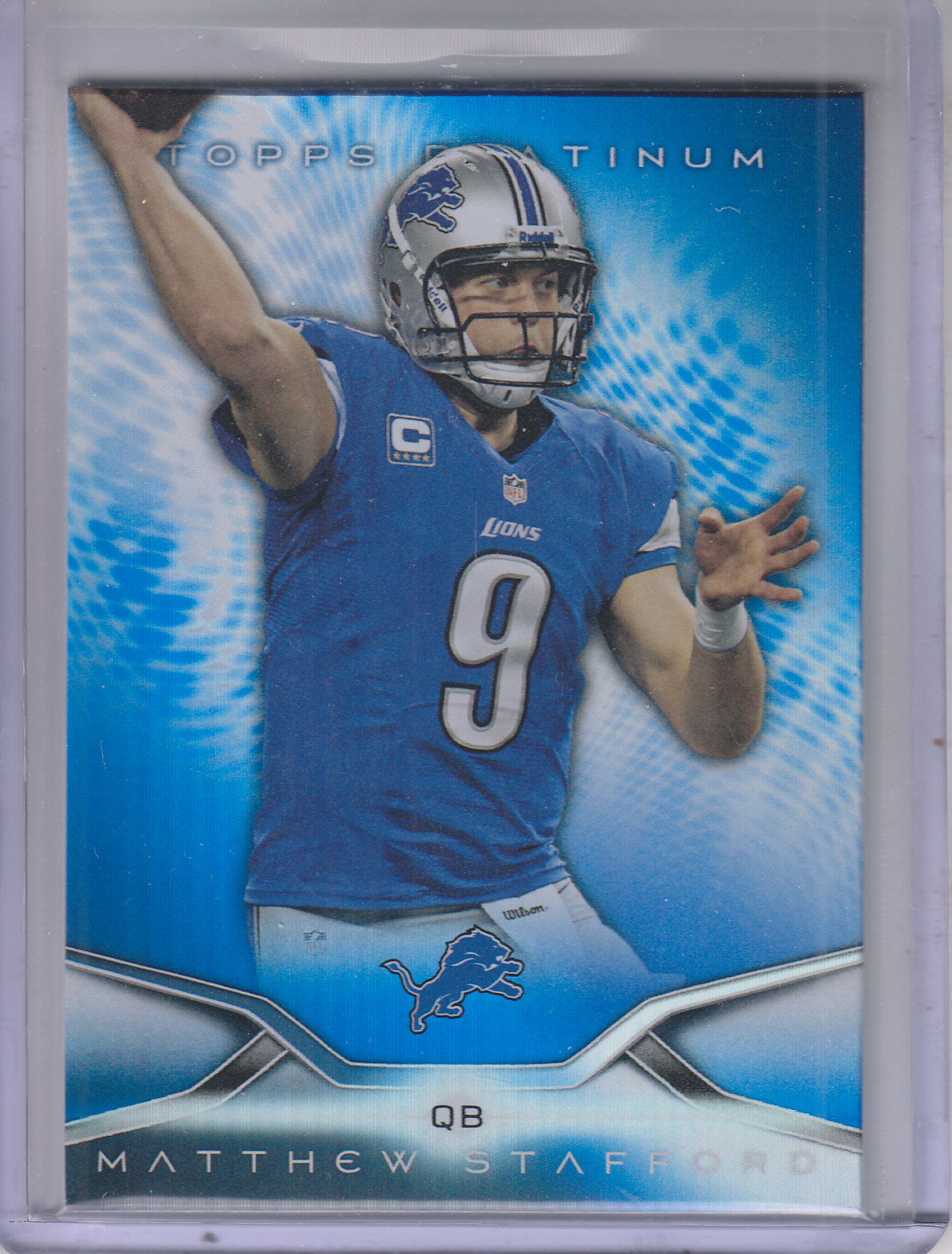 2014 Topps Platinum Football Blue Wave Refractor Parallel Singles - You Choose - Picture 74 of 159
