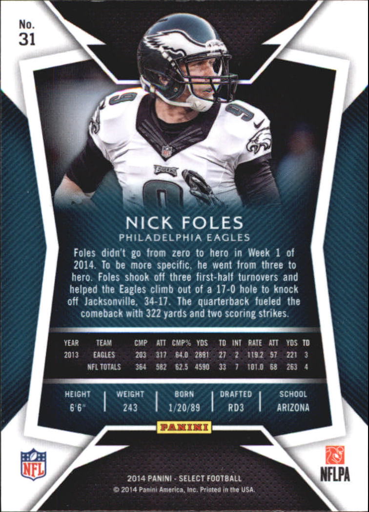 A7061- 2014 Select Football Cards 1-240 +Inserts -You Pick- 15+ FREE US SHIP - Picture 47 of 185