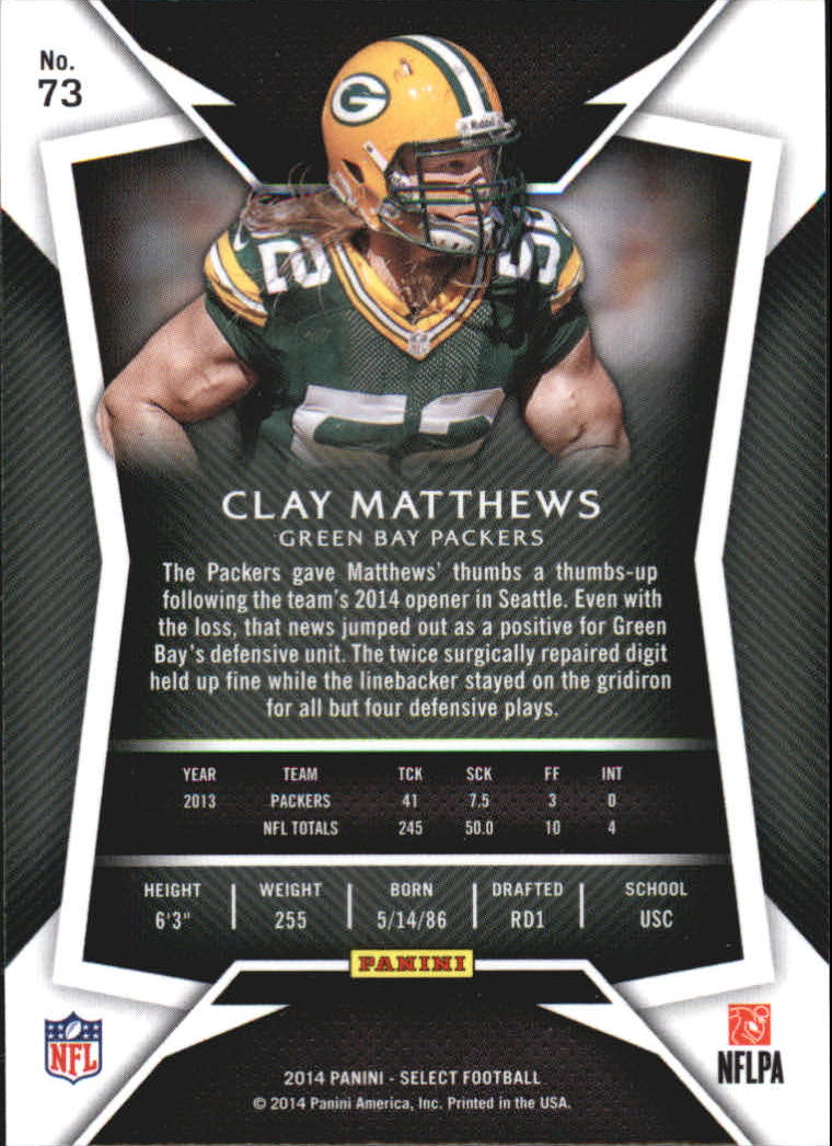 A7061- 2014 Select Football Cards 1-240 +Inserts -You Pick- 15+ FREE US SHIP - Picture 125 of 185