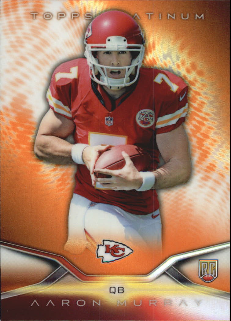 2014 Topps Platinum Orange Refractors #115 Aaron Murray
