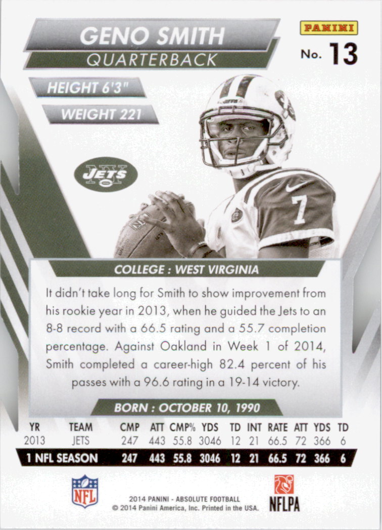 B1157- 2014 Absolute Retail Football Card #s 1-150 -You Pick- 15+ FREE US SHIP - Picture 23 of 151