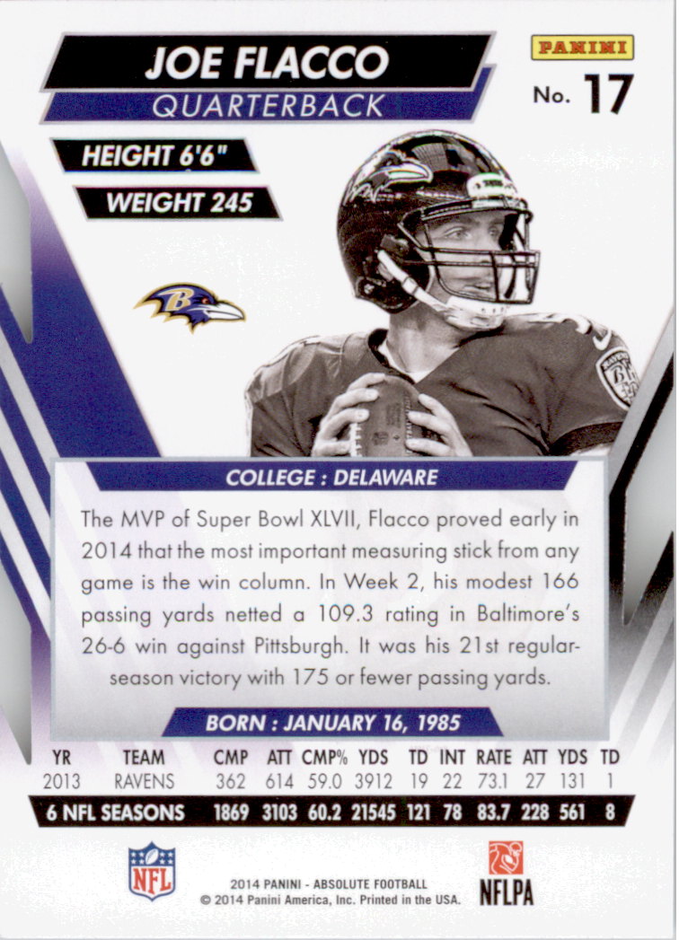 B1157- 2014 Absolute Retail Football Card #s 1-150 -You Pick- 15+ FREE US SHIP - Picture 27 of 151
