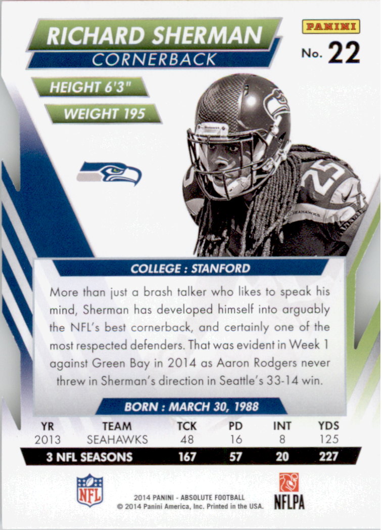 B1157- 2014 Absolute Retail Football Card #s 1-150 -You Pick- 15+ FREE US SHIP - Picture 37 of 151