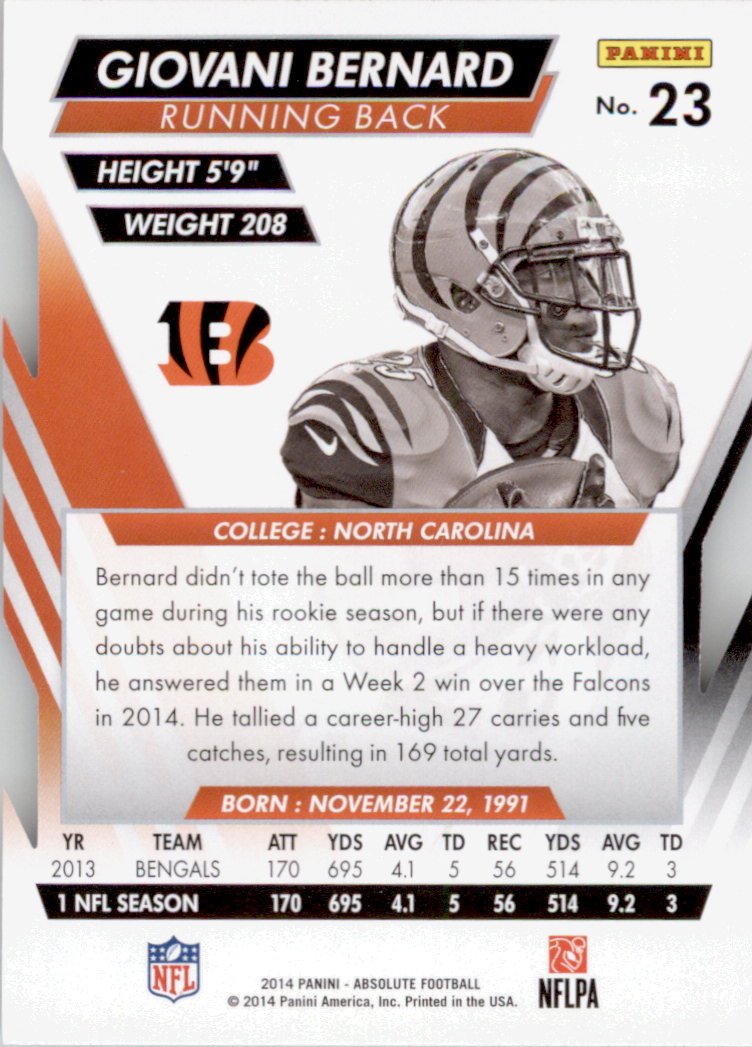 B1157- 2014 Absolute Retail Football Card #s 1-150 -You Pick- 15+ FREE US SHIP - Picture 39 of 151