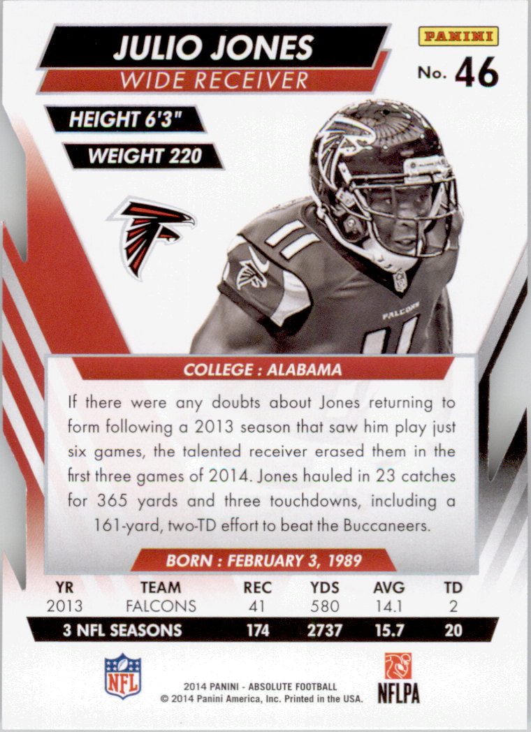 B1157- 2014 Absolute Retail Football Card #s 1-150 -You Pick- 15+ FREE US SHIP - Picture 77 of 151