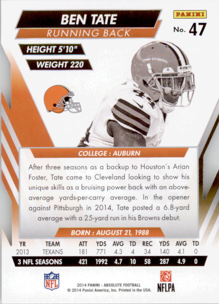 B1157- 2014 Absolute Retail Football Card #s 1-150 -You Pick- 15+ FREE US SHIP - Picture 79 of 151