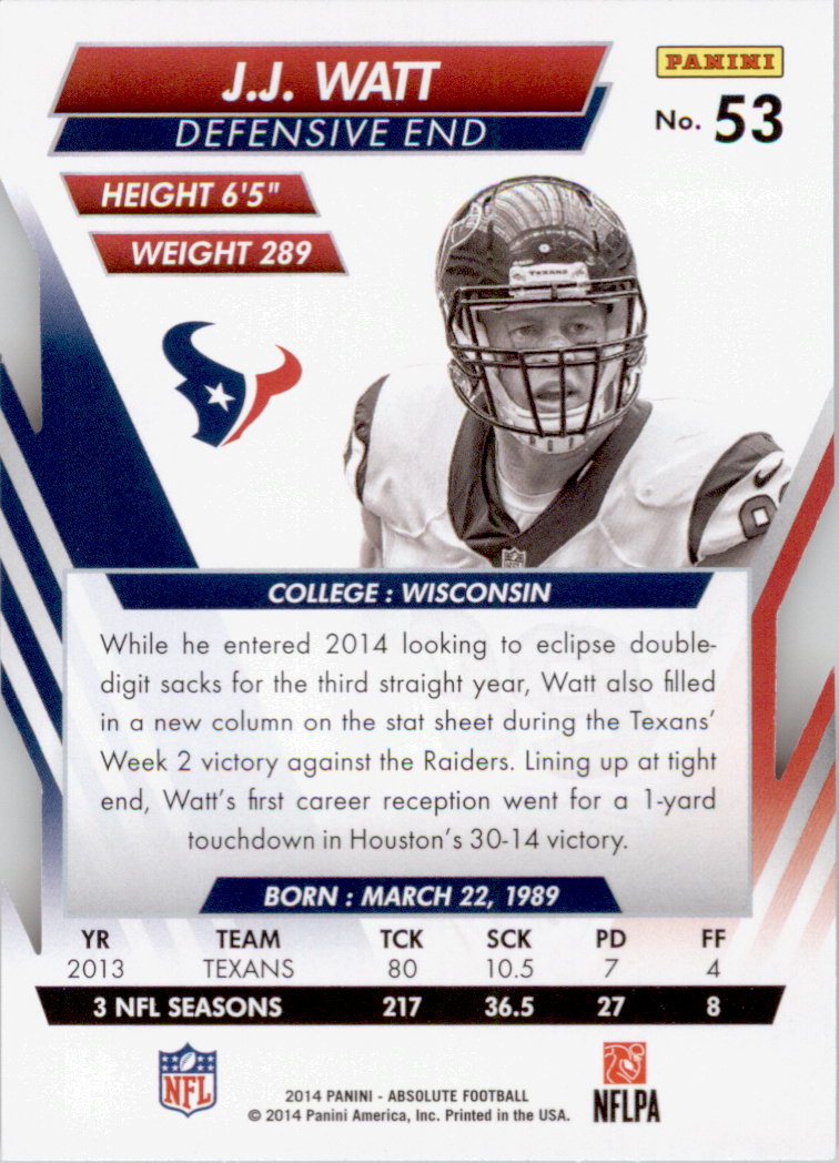 B1157- 2014 Absolute Retail Football Card #s 1-150 -You Pick- 15+ FREE US SHIP - Picture 87 of 151