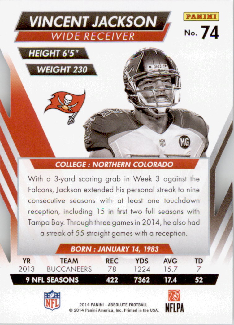 B1157- 2014 Absolute Retail Football Card #s 1-150 -You Pick- 15+ FREE US SHIP - Picture 111 of 151