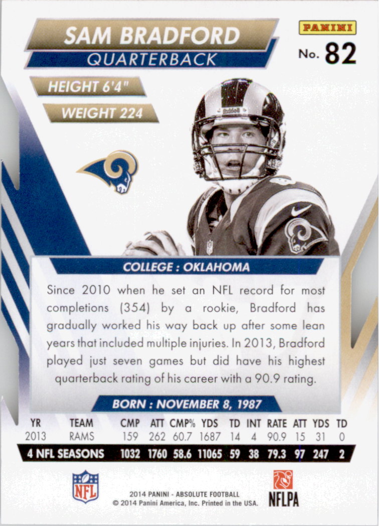 B1157- 2014 Absolute Retail Football Card #s 1-150 -You Pick- 15+ FREE US SHIP - Picture 125 of 151