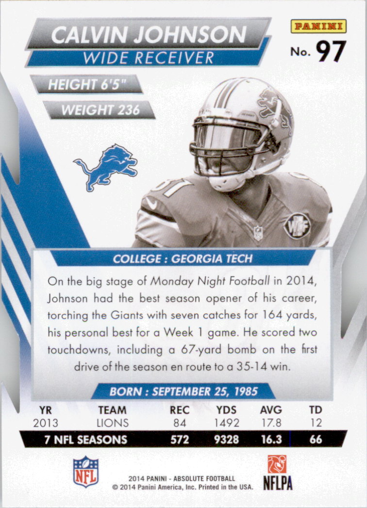 B1157- 2014 Absolute Retail Football Card #s 1-150 -You Pick- 15+ FREE US SHIP - Picture 137 of 151