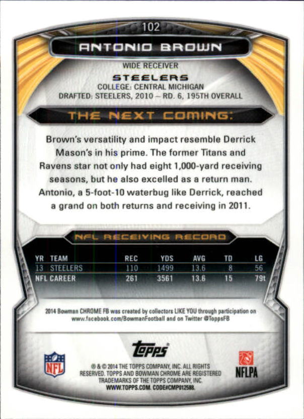 A1415- 2014 Bowman Chrome FB Cards 1-222 +Inserts -You Pick- 15+ FREE US SHIP - Picture 197 of 383