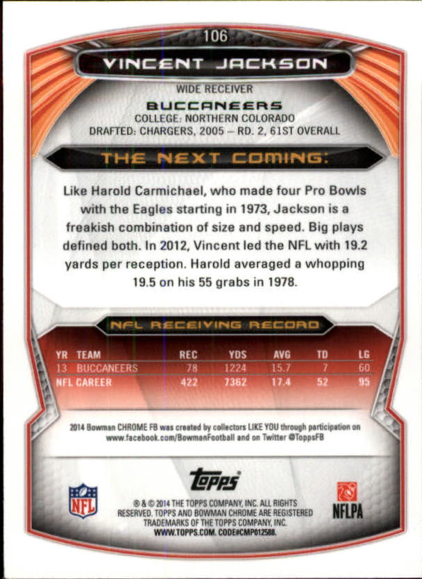 A1415- 2014 Bowman Chrome FB Cards 1-222 +Inserts -You Pick- 15+ FREE US SHIP - Picture 205 of 383