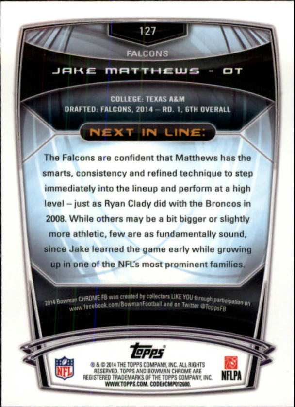 A1415- 2014 Bowman Chrome FB Cards 1-222 +Inserts -You Pick- 15+ FREE US SHIP - Picture 242 of 383