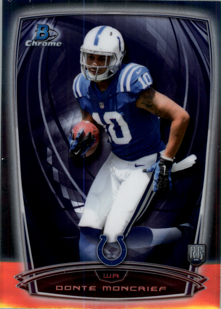 2014 Bowman Chrome #167A Donte Moncrief RC