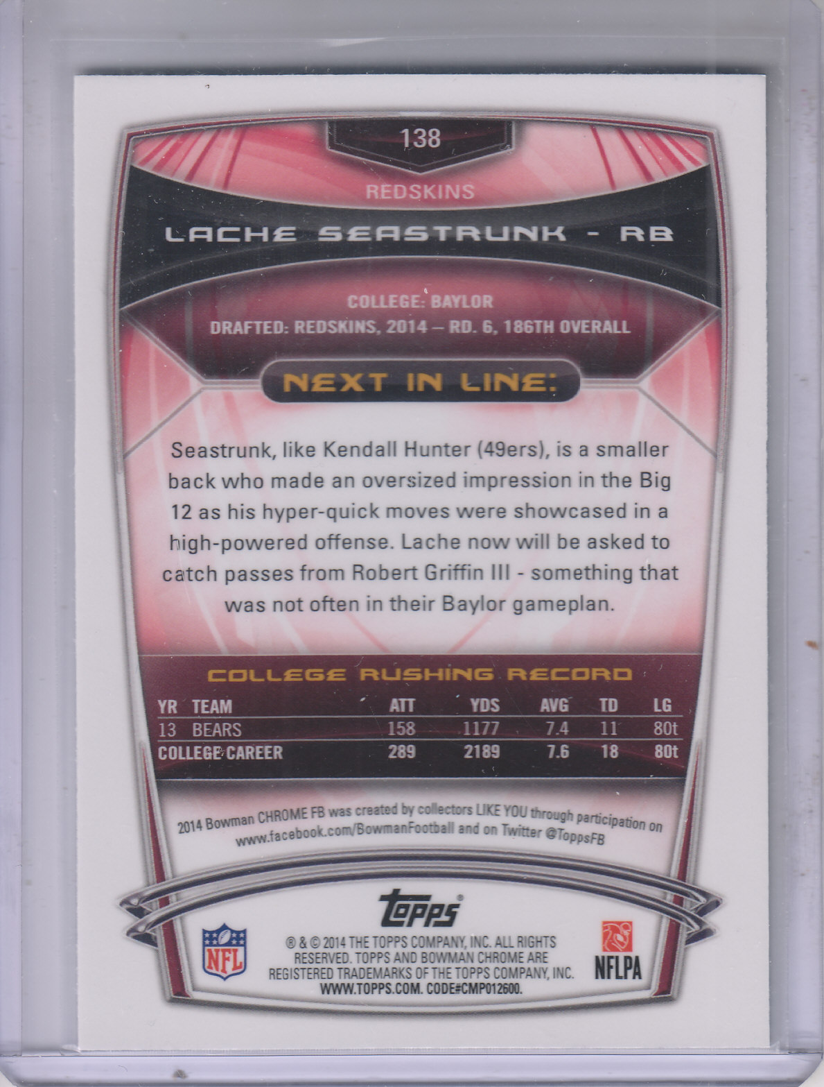 A1415- 2014 Bowman Chrome FB Cards 1-222 +Inserts -You Pick- 15+ FREE US SHIP - Picture 379 of 383