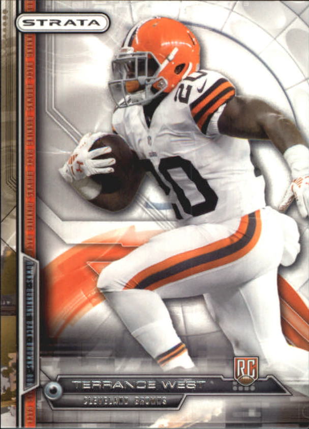 2014 Topps Strata #103A Terrance West RC/(ball in right arm)