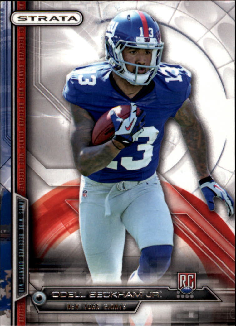 2014 Topps Strata #105A Odell Beckham Jr. RC/(running,ball in right arm)