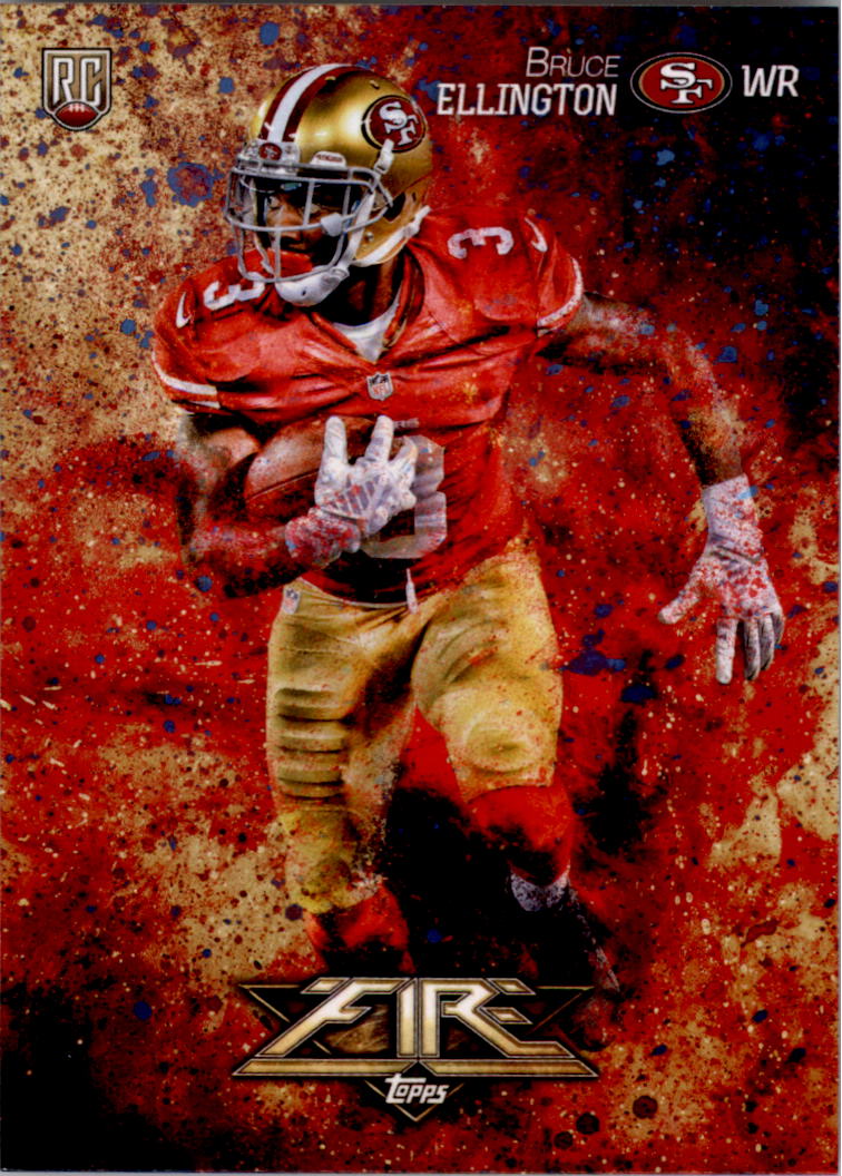 2014 Topps Fire #120 Bruce Ellington RC