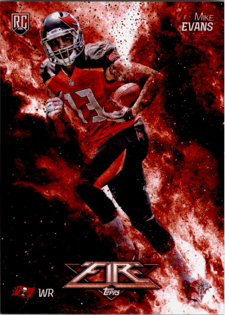2014 Topps Fire #153 Mike Evans RC
