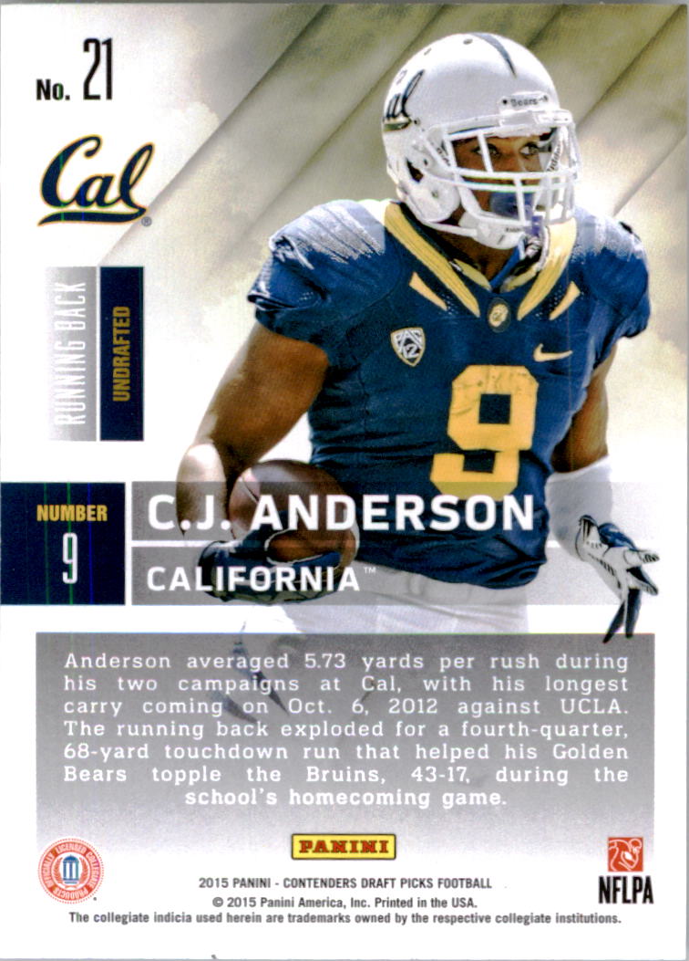 B2183- 2015 Panini Contenders Draft Picks FB 1-275 You Pick- 15+ FREE US SHIP - Picture 37 of 416