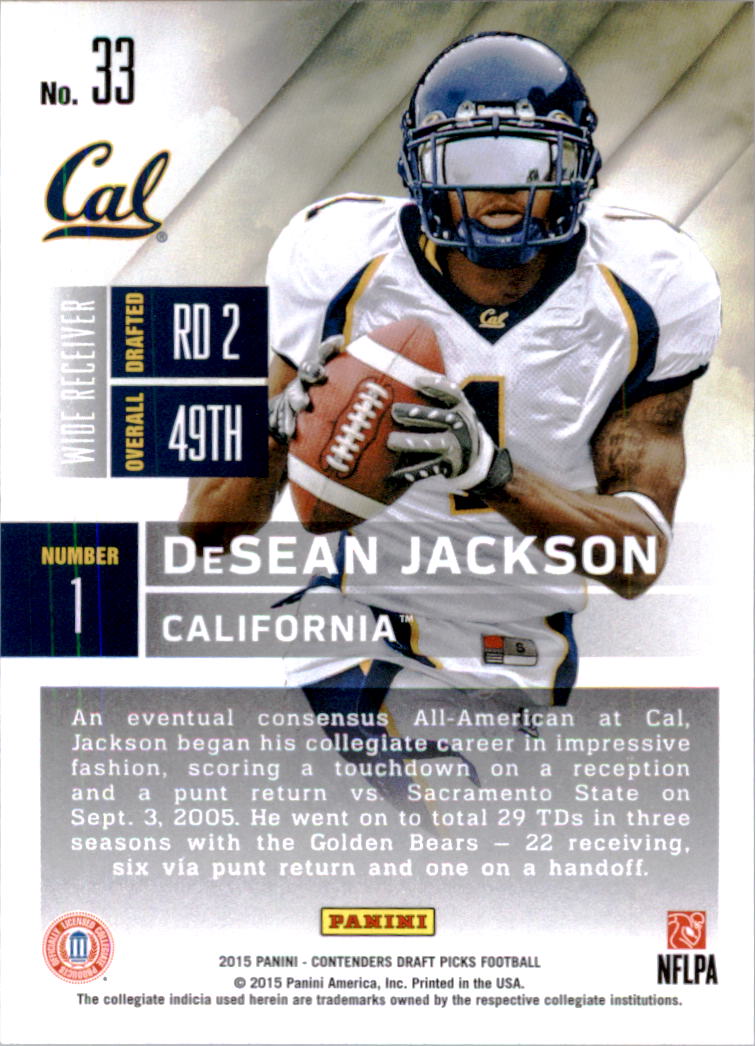 B2183- 2015 Panini Contenders Draft Picks FB 1-275 You Pick- 15+ FREE US SHIP - Picture 55 of 416