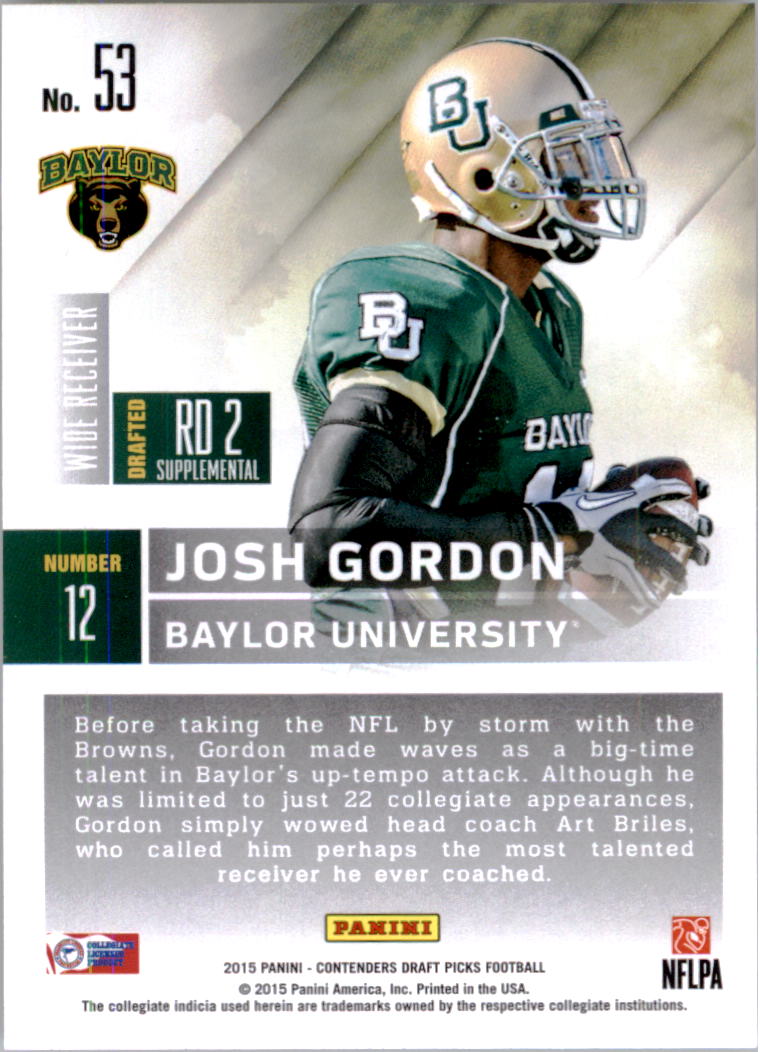 B2183- 2015 Panini Contenders Draft Picks FB 1-275 You Pick- 15+ FREE US SHIP - Picture 85 of 416