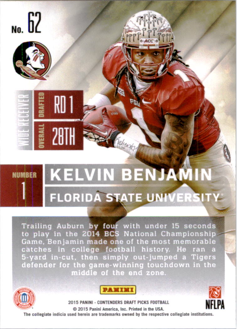 B2183- 2015 Panini Contenders Draft Picks FB 1-275 You Pick- 15+ FREE US SHIP - Picture 99 of 416