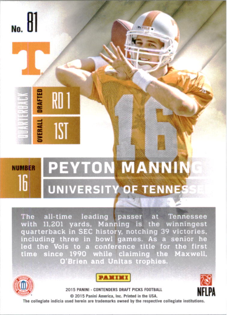 B2183- 2015 Panini Contenders Draft Picks FB 1-275 You Pick- 15+ FREE US SHIP - Picture 132 of 416