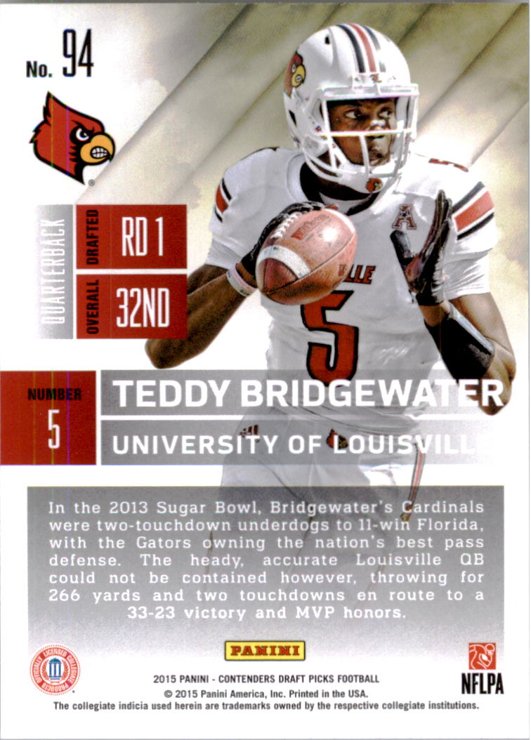 B2183- 2015 Panini Contenders Draft Picks FB 1-275 You Pick- 15+ FREE US SHIP - Picture 156 of 416