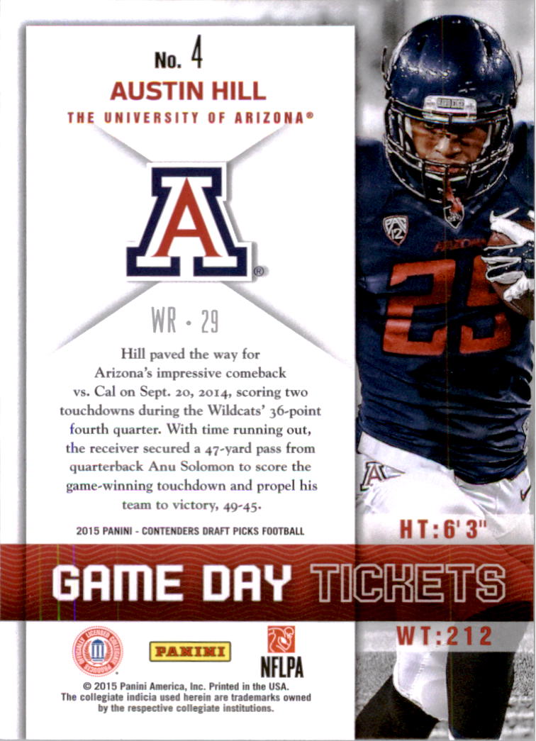 B2183- 2015 Panini Contenders Draft Picks FB 1-275 You Pick- 15+ FREE US SHIP - Picture 206 of 416