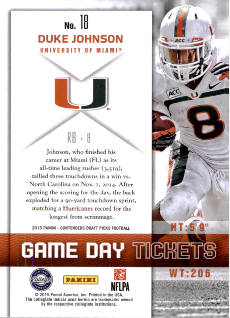 B2183- 2015 Panini Contenders Draft Picks FB 1-275 You Pick- 15+ FREE US SHIP - Picture 234 of 416