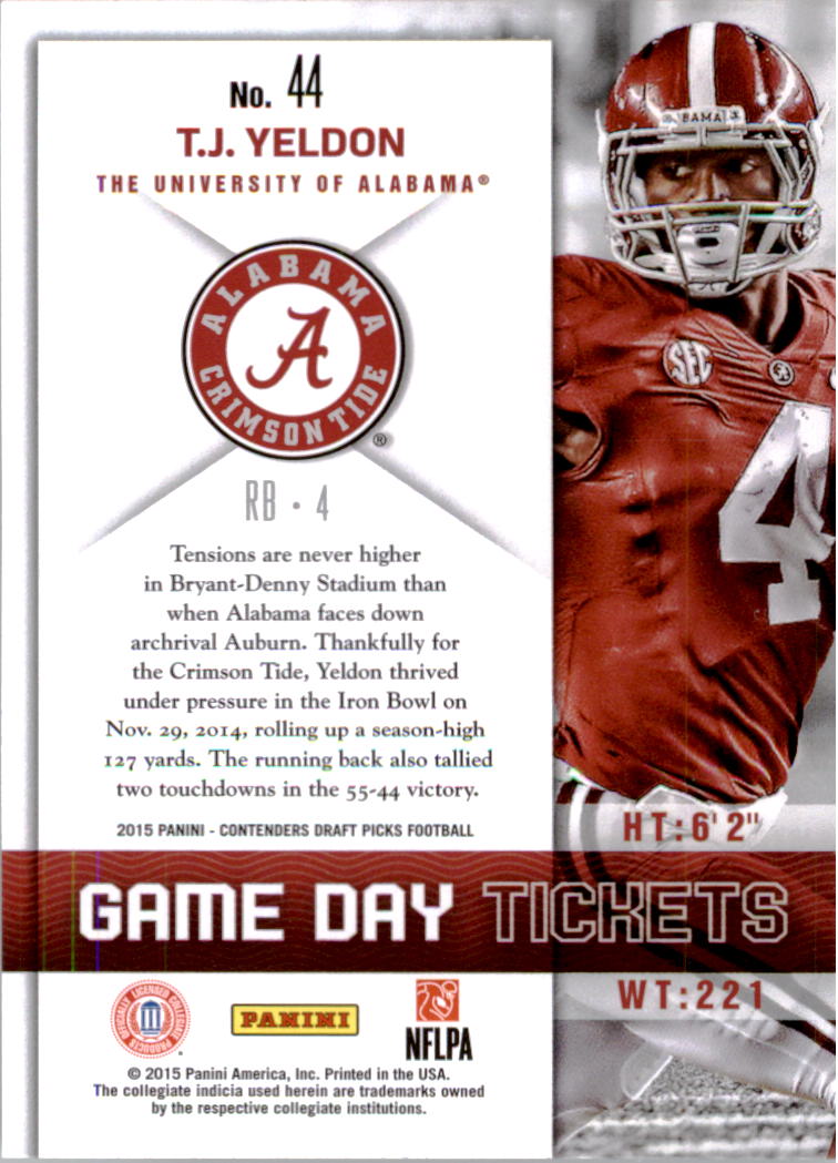 B2183- 2015 Panini Contenders Draft Picks FB 1-275 You Pick- 15+ FREE US SHIP - Picture 284 of 416