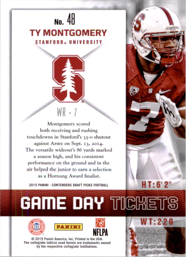 B2183- 2015 Panini Contenders Draft Picks FB 1-275 You Pick- 15+ FREE US SHIP - Picture 292 of 416
