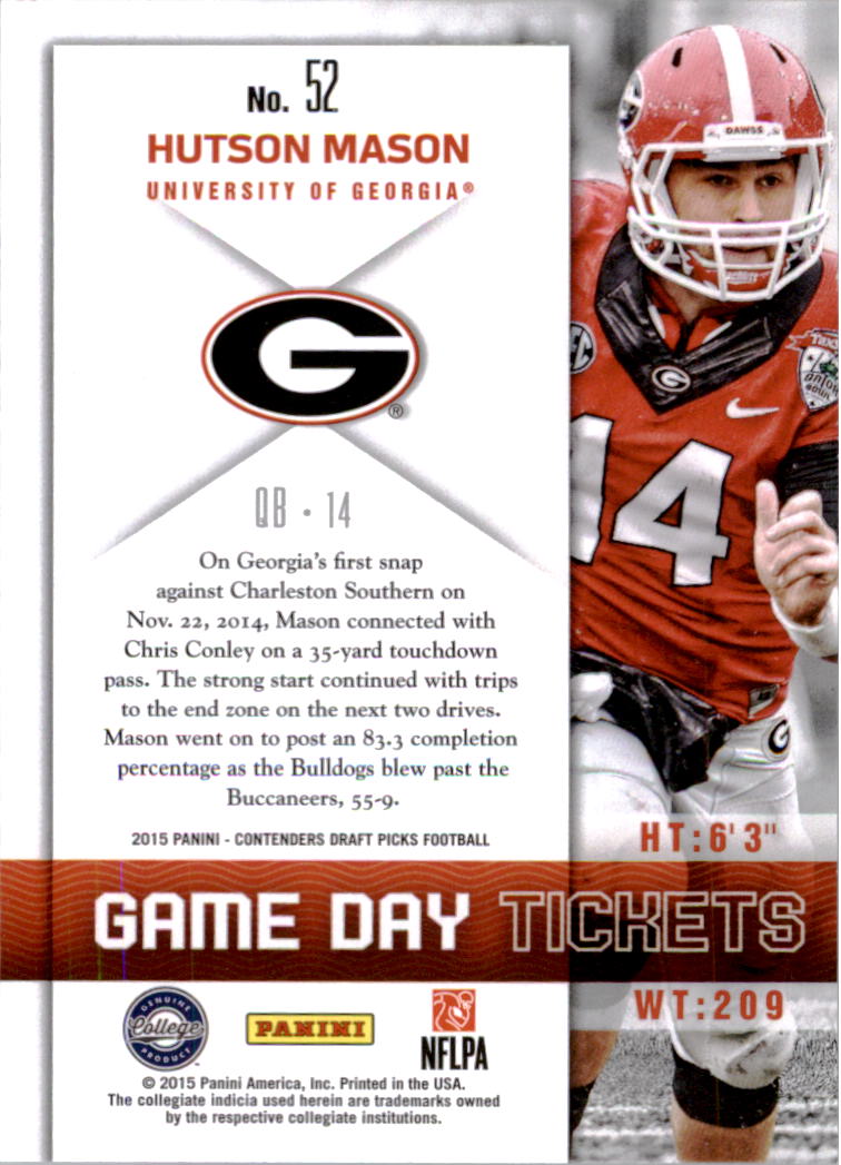 B2183- 2015 Panini Contenders Draft Picks FB 1-275 You Pick- 15+ FREE US SHIP - Picture 300 of 416